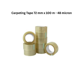 SBECO Carpeting Tape 72 mm x 100 m - 48 micron