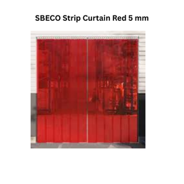 SBECO Strip Curtain Red 5 mm