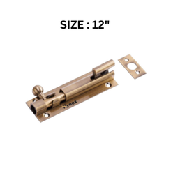 Hynex Premium Brass "L" Tower bolt 12" (3/8 mm)