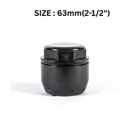 AirNet Pipe End Cap Black Series Compresser Pipe Fitting 63MM - 2-1/2"