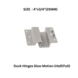 Virat Gold Duck Hinges Slow Motion (Half/Full) S.S - 4”x3/4” (25 MM)