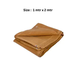 Mark Ceramic Fire & Welding Blanket Fiber with SS Wire & Vermiculite Coating - 1 mtr. x 2 mtr.