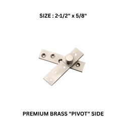 Hynex Premium Brass "PIVOT" Side 2½" x 5/8 in