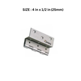Hynex Premium Brass "L" Hinges - Locking 4 in x 1/2 in (25 mm)