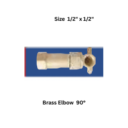 Ajay Greenline Brass Elbow 90° (with drop ear & with end plug) 15 mm x15 mm