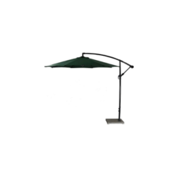 Jainsons 2.7m round side pole umbrella green