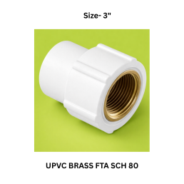 Ajay Greenline Upvc Brass Fta Sch 80 - 80 mm