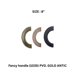 Victor Fancy handle (1035) PVD. GOLD ANTIC 8’’