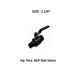 EQOfluids - HP Thre. M/F Ball Valve 1.1/4"