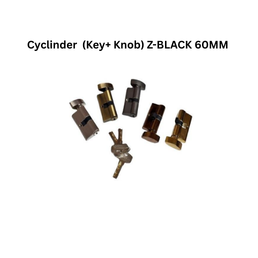 Victor Cyclinder (Key+ Knob) Z-BLACK 60MM