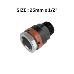 EQOoilHP - Male Adaptor 25 mm x1/2"