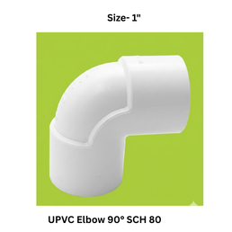 Ajay Greenline Upvc Elbow 90° Sch 80 - 25 mm