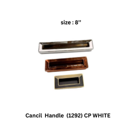 Victor Cancil Handle (1292) CP WHITE 8"