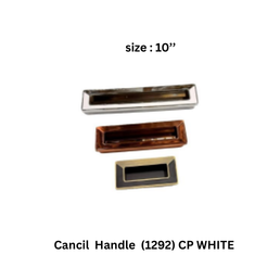 Victor Cancil Handle (1292) CP WHITE 10’’