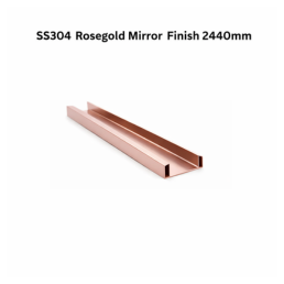 Infinity Customize - Profile SS304 Rosegold Mirror Finish 2440mm