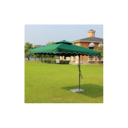 Jainsons 2.2m square side pole umbrella Green