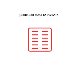 Fibrotech Gully Grating Manhole Covers (300x300 mm) 12 inx12 in