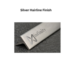 Infinity T-Profile SS Decorative profiles Silver Hairline Finish