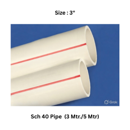 Ajay Greenline Sch 40 Pipe (3 Mtr./5 Mtr) 80 mm