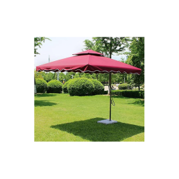 Jainsons 2.2m square side pole umbrella Maroon