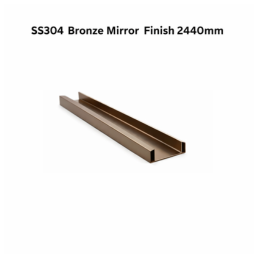 Infinity Customize - Profile SS304 Bronze Mirror Finish 2440mm