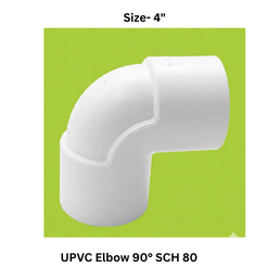 Ajay Greenline Upvc Elbow 90° Sch 80 100 mm