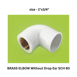 Ajay Greenline Brass Elbow Without Drop Ear Sch 80 - 25 mmx20 mm