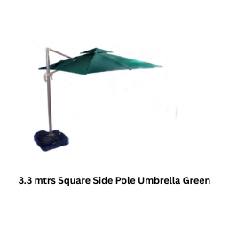 3.3 mtrs Square Side Pole Umbrella Green