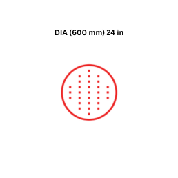 Fibrotech Circular Manhole Covers DIA (600 mm) 24 in