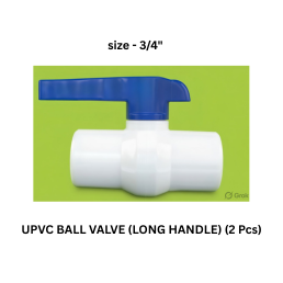 Ajay Greenline Upvc Ball Valve (Long Handle) (2 Pcs) 20 mm