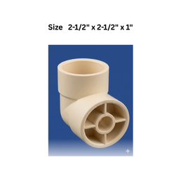 Ajay Greenline Cpvc Reducer Tee (IPS X CTS) 65 mm x 65 mm x 25 mm