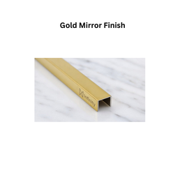 Infinity U-Profile SS Decorative profiles gold Mirror Finish