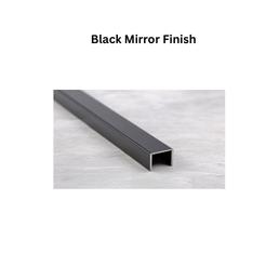 Infinity U-Profile SS Decorative profiles Black Mirror Finish