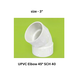 Ajay Greenline Upvc Elbow 45° Sch 40 - 80 mm