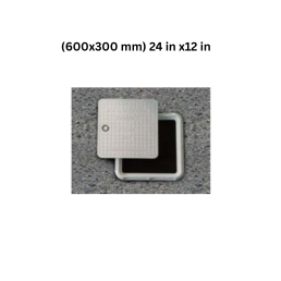 Fibrotech Hardware Manhole Covers (600x300 mm) 24 in x12 in