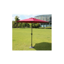 Jainsons 2.7m round centre pole umbrella Red