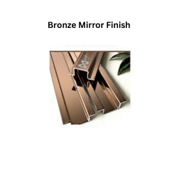 Infinity W-Profile SS Decorative profiles Bronze Mirror Finish