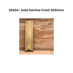 Infinity - Profile SS304 Collar profiles Gold Hairline Finish 3050mm
