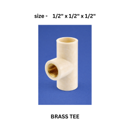 Ajay Greenline Brass Tee 15 mm x15 mm X15 mm