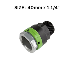 EQOnitro -Male Adaptor 40 mm x1.1/4"