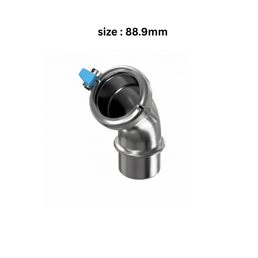 EQOinoxAР - 45 °Elbow 88.9 mm