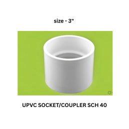 Ajay Greenline Upvc Socket / Coupler Sch 40 - 80 mm