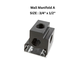 EQOfluids - Wall Manifold A 3/4"x1/2"