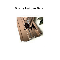Infinity W-Profile SS Decorative profiles Bronze Hairline Finish
