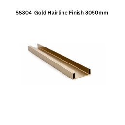 Infinity Customize - Profile SS304 Gold Hairline Finish 3050mm