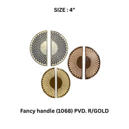 Victor Fancy handle (1068) PVD. R/GOLD 4’’