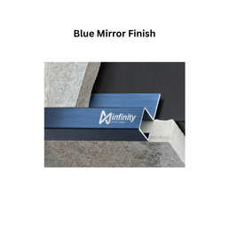 Infinity J-Profile SS Decorative profiles Blue Mirror Finish
