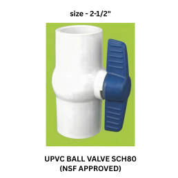 Ajay Greenline Upvc Ball Valve Sch 80 (NSF Approved ) 65 mm