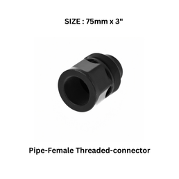 EQOfluids - Pipe-Female Threaded-connector 75 mmx3
