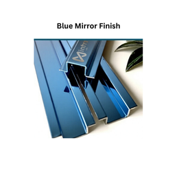 Infinity W-Profile SS Decorative profiles Blue Mirror Finish